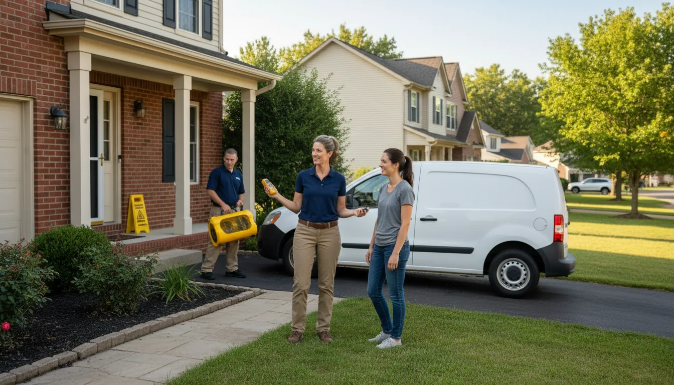 Water restoration image for Dehumidification And Cleanup Services in Laurel, DE